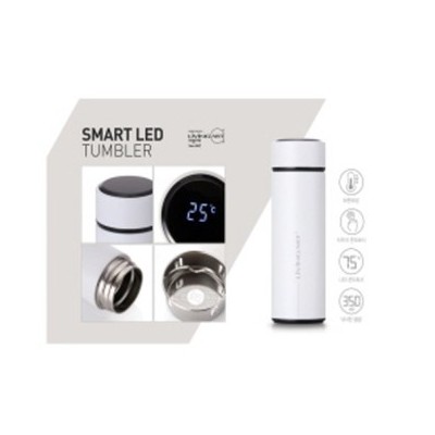 리빙아트 스마트 LED 온도게 텀블러 350ml