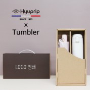 협립 3단 미니 암막 데이지 완전자동 우양산+모던 원터치 500ml 텀블러세트