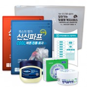 신신 구급함 구급키트 25호 (신신파프5매입 2팩 +바세린50ml +안티푸라민30g +구급키트A 22p)