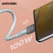 유니콘 USB C to C타입 100W 초고속 충전 데이터 케이블 PLC-1M100W