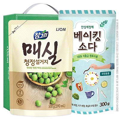 친환경 참그린매실300리필 베이킹소다300리필 2종