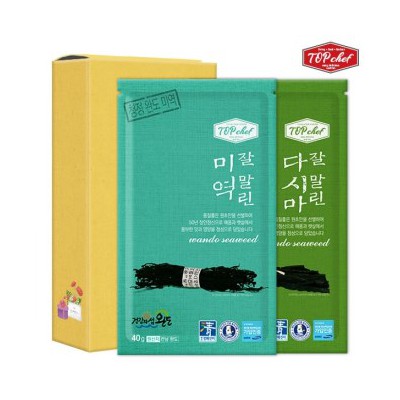 탑셰프 잘말린미역40g /다시마50g (2종)