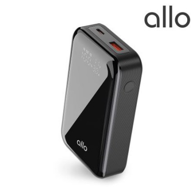 [알로코리아] 33W PD/PPS 컴팩트 고속 스마트 보조배터리 allo100PPS [10000mAh]