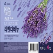 무궁화 라벤더 비누 100g 4P