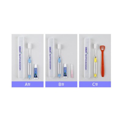국산 치과용 미세모칫솔1P+치약세트 /페리오/부광/애경 2080/치간칫솔