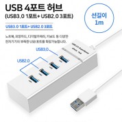 [TGIC] DJH-3401(USB 3.0 1포트 + USB 2.0 3포트)