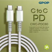 지피오피 PD CtoC 초고속 충전 케이블  CWC-PDC60