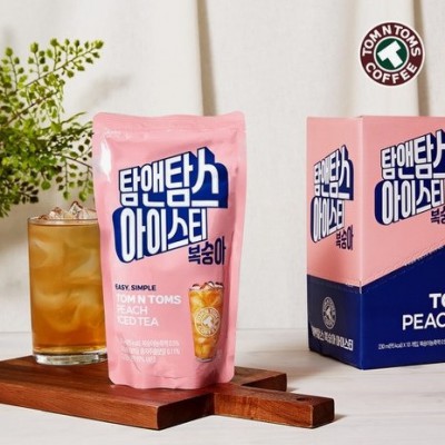 탐앤탐스 아이스티 파우치 230ml (10p)