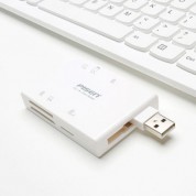 아트텍 USB 카드리더기 (TF+CF+SD) CA195