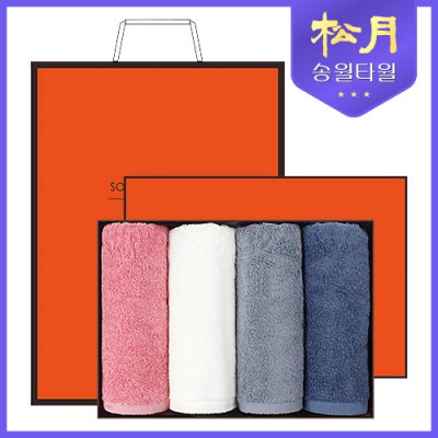 [송월타올] 송월 호텔용 소피아 200g 4P 타올세트