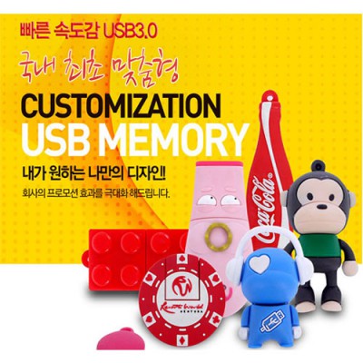 국내최초 맞춤형 초고속 USB3.0 메모리