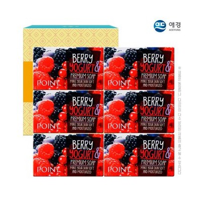 애경 포인트베리 비누 80g 6P