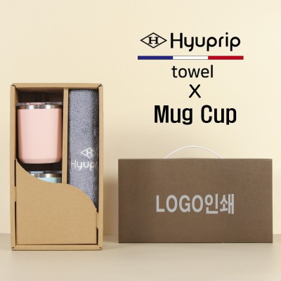 협립호텔코마170타월+로하스머그컵2P-세트