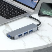 모던오피스 알루미늄 4in1 USB3.0 고속 USB허브 CB260