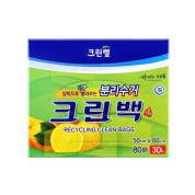 크린랩 양쪽으로 뽑아쓰는 분리수거 크린백 (50x60) 30L 80매