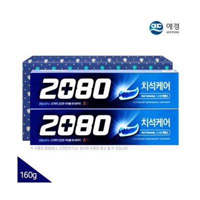 애경 2080 블루치약 160g 2P