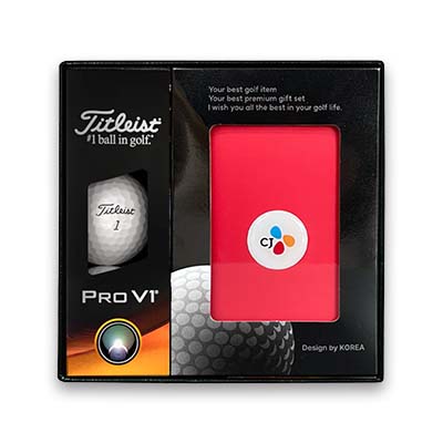 타이틀리스트 Prov1골프공3알+골프파우치