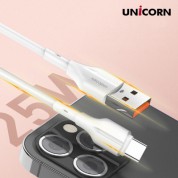 유니콘 USB A to C타입 25W 고속 충전 데이터 케이블 PLC-1M25W