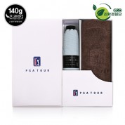 PGA 친환경그린 3단수동 경량스키니+150g면사타올세트