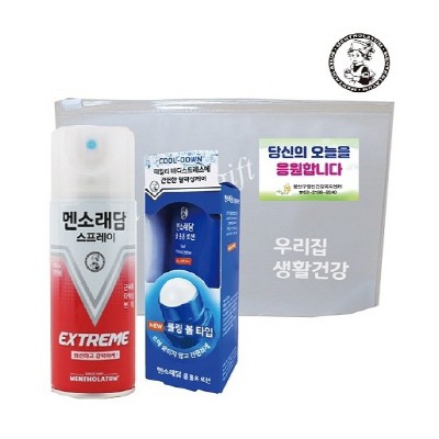 멘소래담 2종세트 (핫스프레이180ml & 롤온 로션50ml)