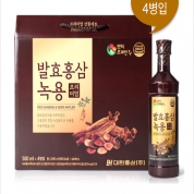 [대한홍삼] 발효홍삼 녹용 프리미엄 500ml*4병