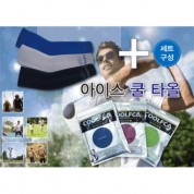 좋은날 탁텔 무봉제 쿨토시+쿨타올세트 / 쿨스카프/ 멀티/마스크/골프