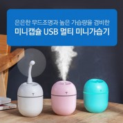 LED 무드등 미니캡슐 USB 멀티 미니가습기