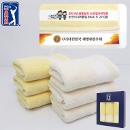 PGA 180g 칼라 전사 면사타올 3P