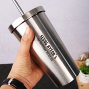 앰버 이중스텐 빨대텀블러 대용량-550ml