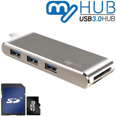 알루미늄 USB3.0 5포트콤보 C타입허브 UA3-CS