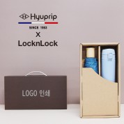 협립 3단 마시멜로 수동우산+락앤락 슬림핏원터치 400ml 텀블러세트