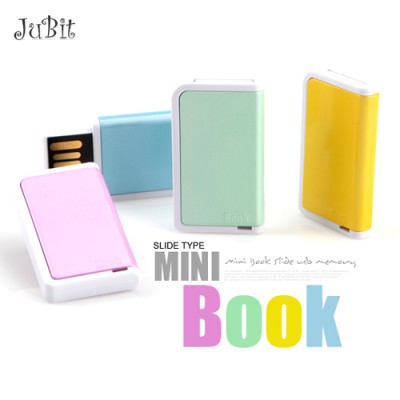 쥬비트 MINI BOOK 슬라이드 USB 4GB~64GB