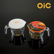 OIC 컵라면 글라스 계랑컵 0.5L // 뚜껑포함