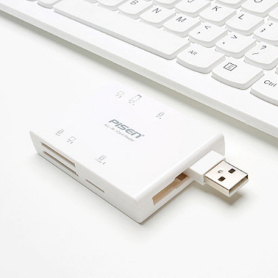 아트텍 USB 카드리더기 (TF+CF+SD) CA195