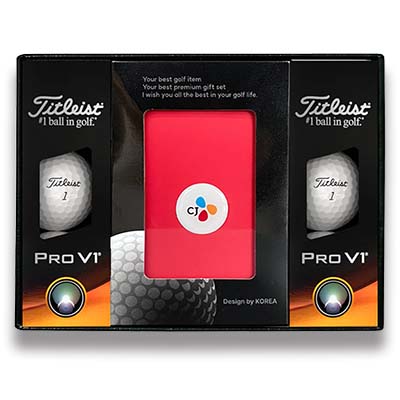 타이틀리스트 Prov1골프공6알+골프파우치