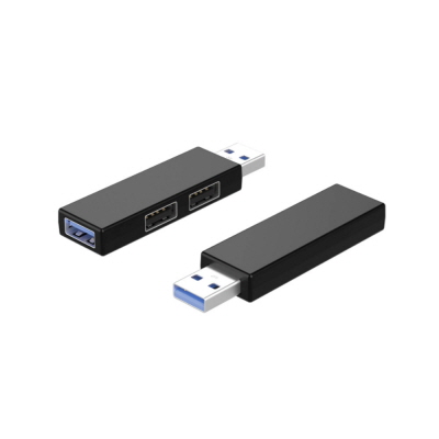 모던오피스 노트북 휴대용 미니 3포트 USB허브 (USB3.0*1포트+USB2.0*2포트) CB257